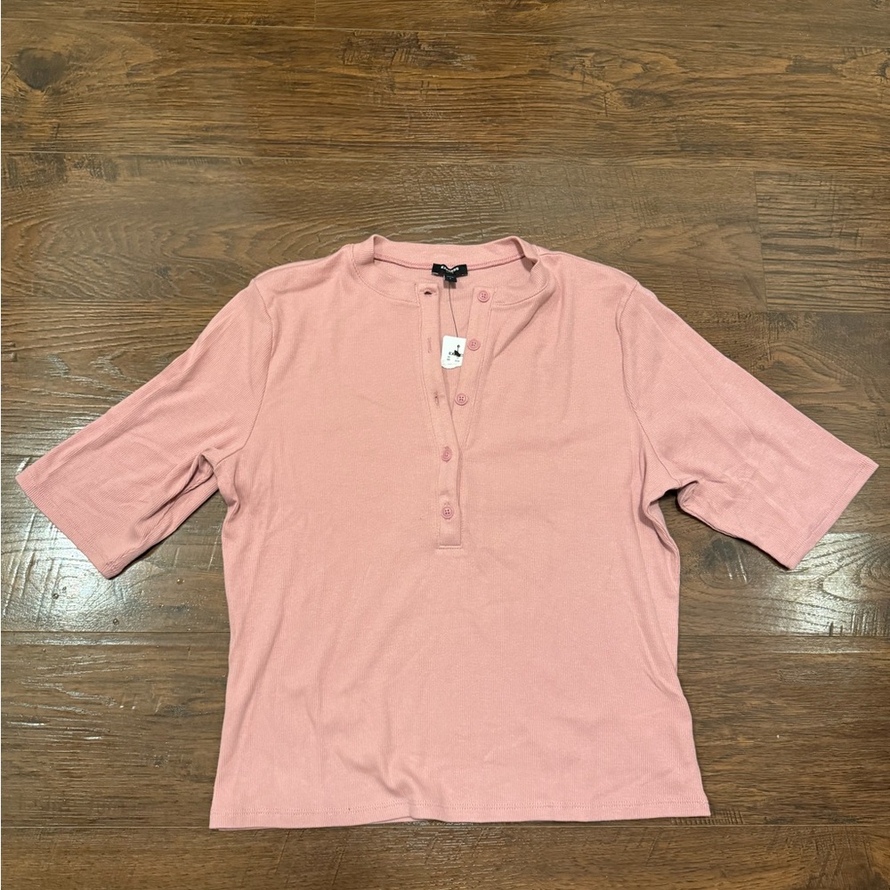 Express Light Pink Button Down Shirt